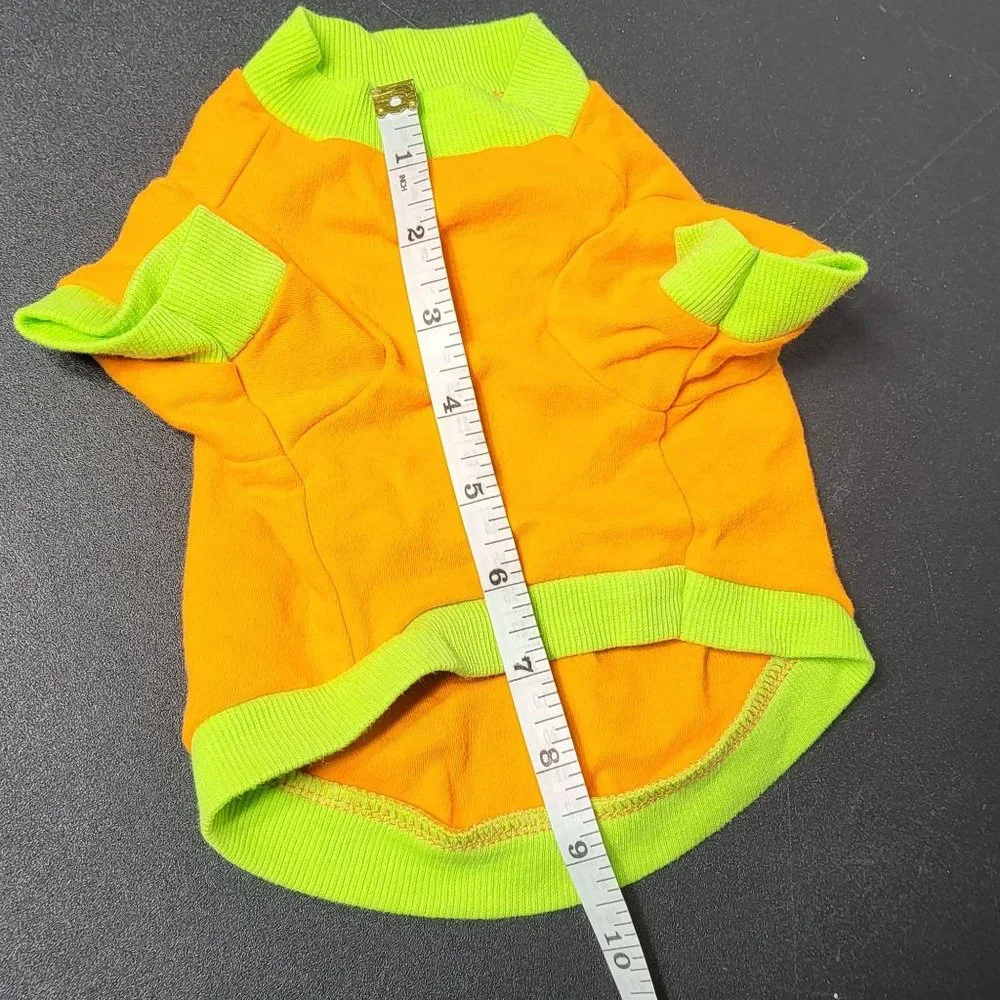 Dog‎ Pumpkin Halloween Orange and Green Shirt